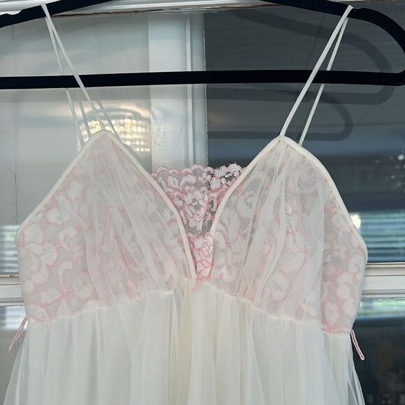 Vintage Mr Jac Nylon Lace Nightgown - Picture 3 of 10